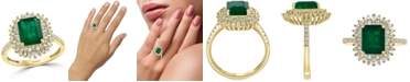 EFFY Collection EFFY&reg; Emerald (2-1/5 ct. t.w.) & Diamond (1/2 ct. t.w.) Ring in 14k Gold